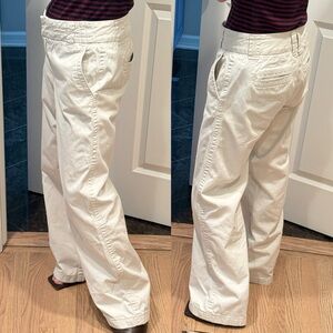 Sold! 💔 J. Crew Wide Leg chino Pants in White